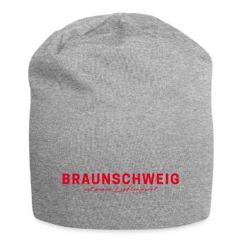 T-shirt Braunschweig – Pour les vrais fans - Bonnet en jersey - gris chiné - Devant