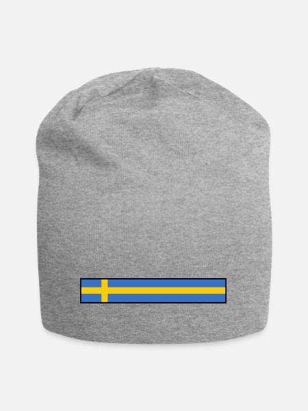 Suède - Bonnet en jersey - gris chiné