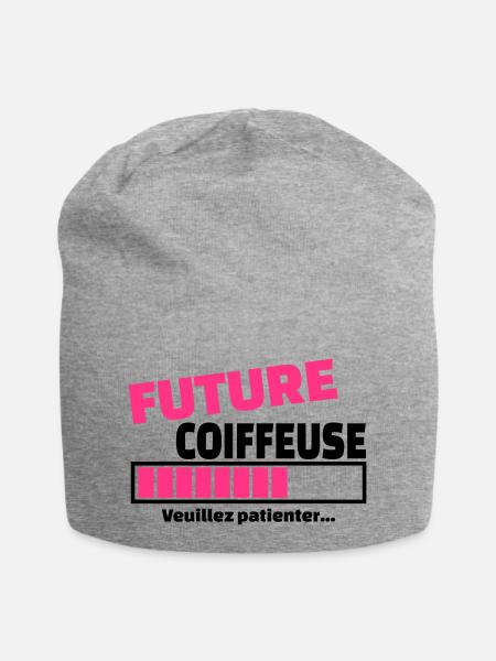 future coiffeuse - Bonnet en jersey - gris chiné