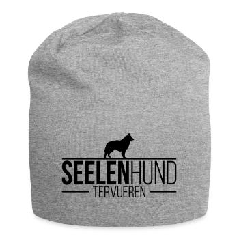 TERVUEREN Seelenhund Hunde Hund Hundespruch - Jersey-Beanie - Grau meliert - Vorne
