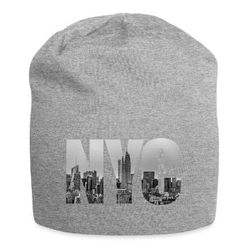 NYC - Bonnet en jersey - gris chiné - Devant