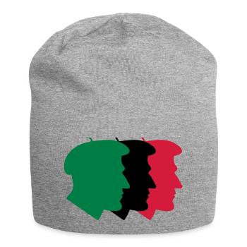 basque people - Bonnet en jersey - gris chiné - Devant