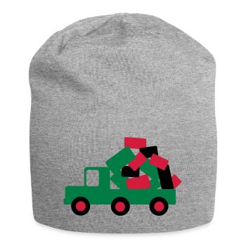 auto lkw umzug - Jersey-Beanie - Grau meliert - Vorne