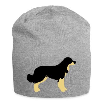 Hovawart Vektor - Jersey-Beanie - Grau meliert - Vorne