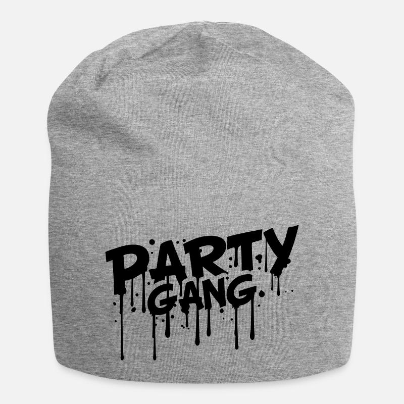 Party Gang Comic Style Graffiti - Jersey Beanie - heather grey
