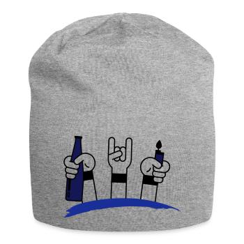 Festival - Jersey-Beanie - Grau meliert - Vorne