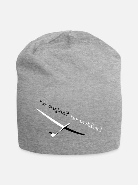 Planeur Planeur Planeur Pilote - Bonnet en jersey - gris chiné