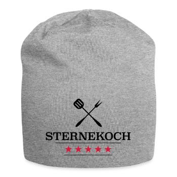 Sternekoch - Jersey-Beanie - Grau meliert - Vorne