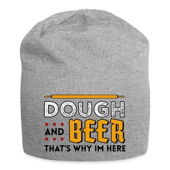baking baker beer is love gift cake profession - Jersey Beanie - heather grey - Front