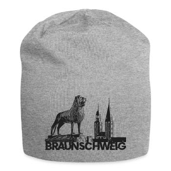 Braunschweig Löwe - Jersey-Beanie - Grau meliert - Vorne