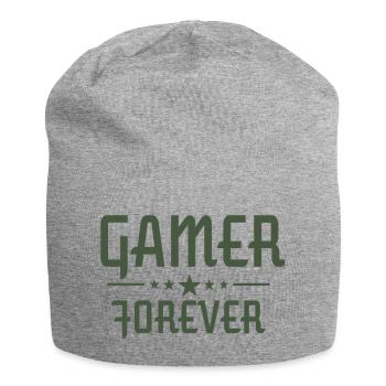 Gamer Forever New Level Update Design - Jersey-Beanie - Grau meliert - Vorne