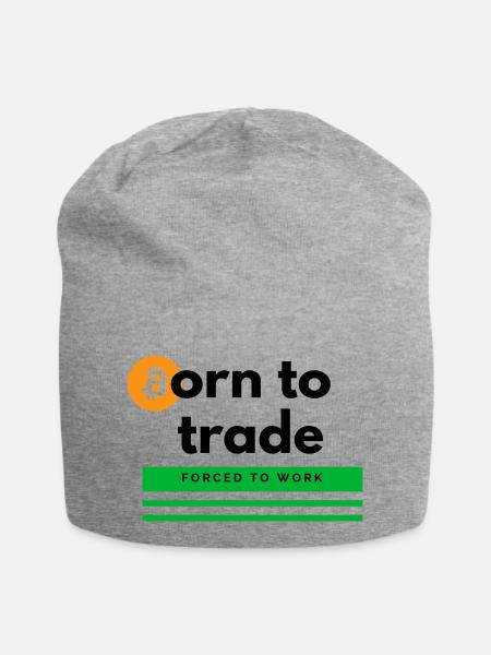 Born to Trade - Jersey Beanie - heather grey