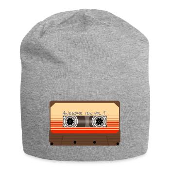 Awesome Mix - Jersey Beanie - heather grey - Front