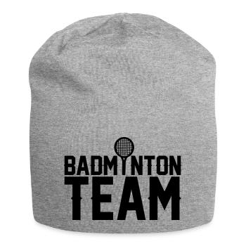 Badminton Team - Jersey Beanie - heather grey - Front