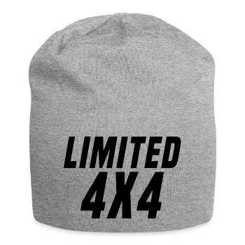 Limitée 4x4 à quatre roues motrices - Bonnet en jersey - gris chiné - Devant