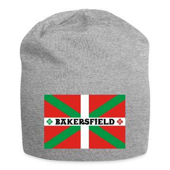 Bakersfield ikurriña. Basque community. Californie - Bonnet en jersey - gris chiné - Devant