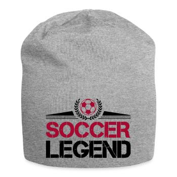 Soccer Legend - Jersey Beanie - heather grey - Front