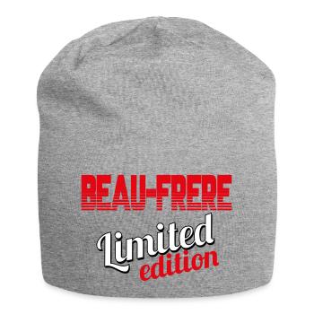 BEAU FRÈRE LIMITED EDITION - Jersey Beanie - heather grey - Front