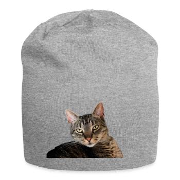 Chaton Chaton - Bonnet en jersey - gris chiné - Devant