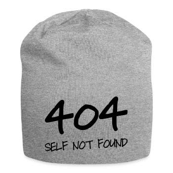 404 self not found - Jersey Beanie - heather grey - Front