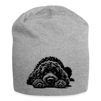 Chien d’Eau Espagnol - Bonnet en jersey - gris chiné - Devant