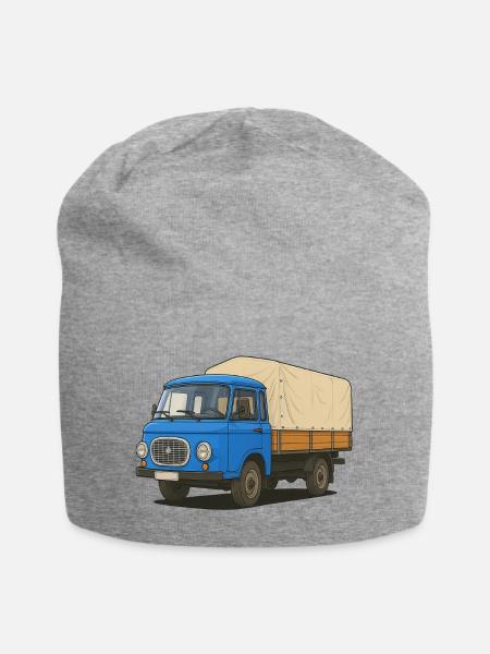 Ost-Pritsche - Jersey-Beanie - Grau meliert