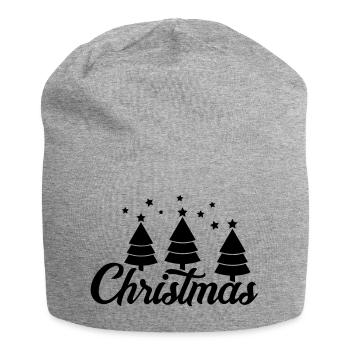 Christmas - Jersey-Beanie - Grau meliert - Vorne