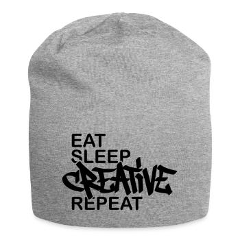 Journée du Graffiti Devise Créative - Bonnet en jersey - gris chiné - Devant