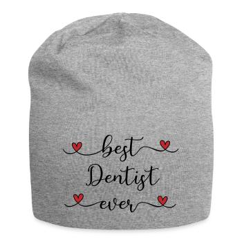 Best Dentist ever - Jersey Beanie - heather grey - Front