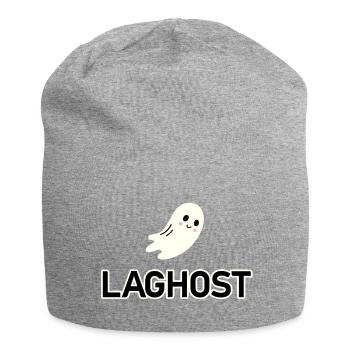 Laghost: Geist süßes Lächeln - Jersey-Beanie - Grau meliert - Vorne