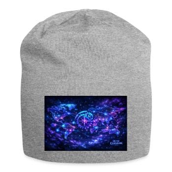 world_map_arcane_neon - Jersey Beanie - heather grey - Front