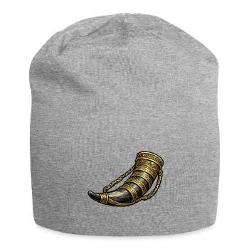 Golden Horn Jewelry - Jersey Beanie - heather grey - Front