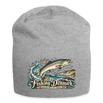 Angeln in Denmark Retro - Jersey-Beanie - Grau meliert - Vorne