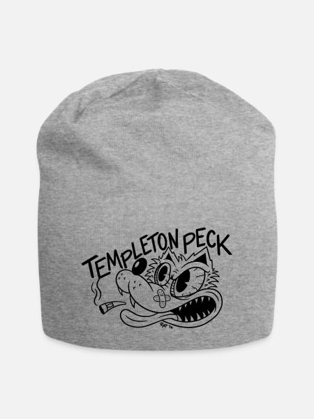Templeton Peck Cartoon Wolf - Jersey-Beanie - Grau meliert