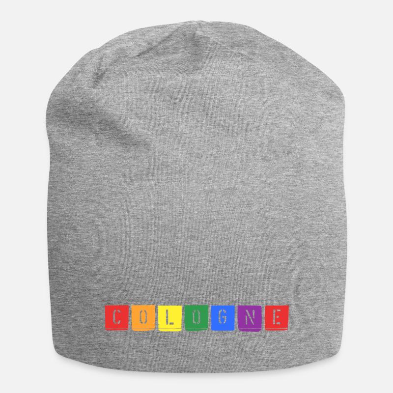 Rainbow Cologne - Jersey-Beanie - Grau meliert