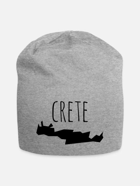 crete - Bonnet en jersey - gris chiné