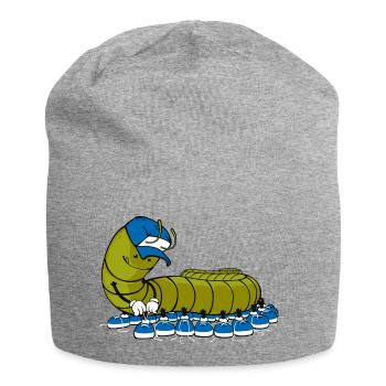 Mille et une pattes - Bonnet en jersey - gris chiné - Devant