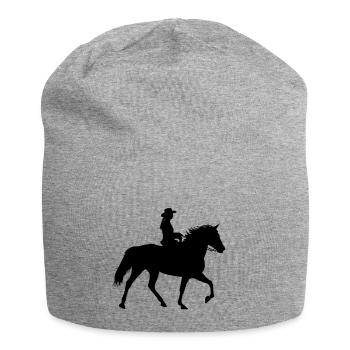 Rocky Mountain Horse Gait Tölt - Jersey-Beanie - Grau meliert - Vorne