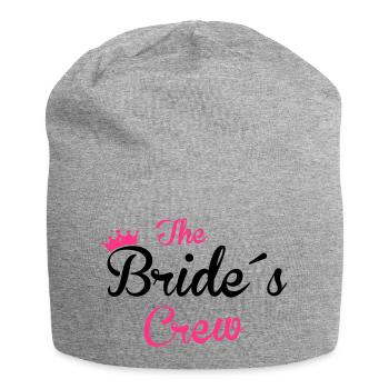 the bride´s crew - Jersey-Beanie - Grau meliert - Vorne