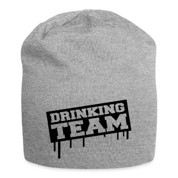 Drinking Team - Jersey Beanie - heather grey - Front