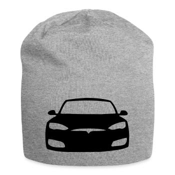 Model S Symbol - Jersey-Beanie - Grau meliert - Vorne