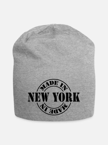 made in new york m1k2 - Jersey-Beanie - Grau meliert
