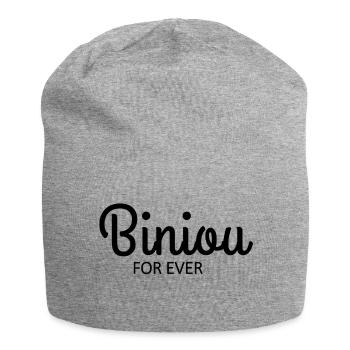 Bretagne - Biniou for ever - Bonnet en jersey - gris chiné - Devant