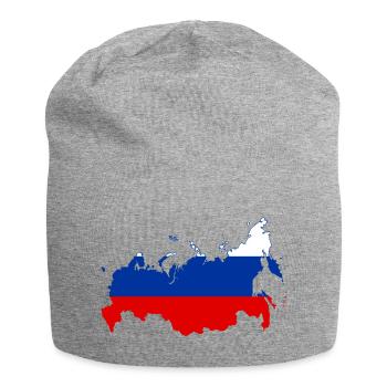 Russland - Jersey-Beanie - Grau meliert - Vorne