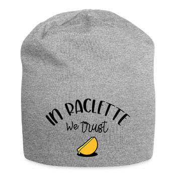 In Raclette We Trust - Jersey Beanie - heather grey - Front