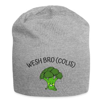 wesh bro (colis) - Bonnet en jersey - gris chiné - Devant