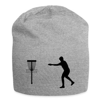 Disc Golfer Bestseller Design Shirt - Bonnet en jersey - gris chiné - Devant