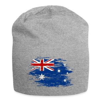 Drapeau de l’Australie utilisé - Bonnet en jersey - gris chiné - Devant