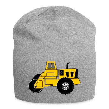 Yellow Roller machine - Jersey Beanie - heather grey - Front