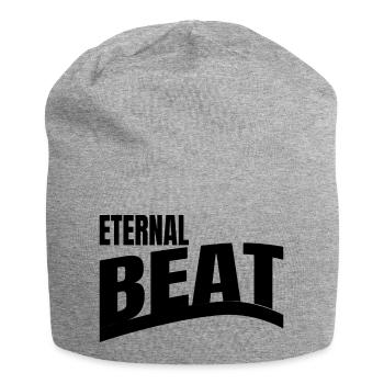 rhythmic movement heartbeat rhythm birthday - Jersey-Beanie - Grau meliert - Vorne